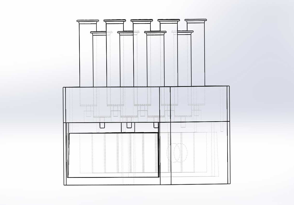 Desalting filter tube assembly drawing